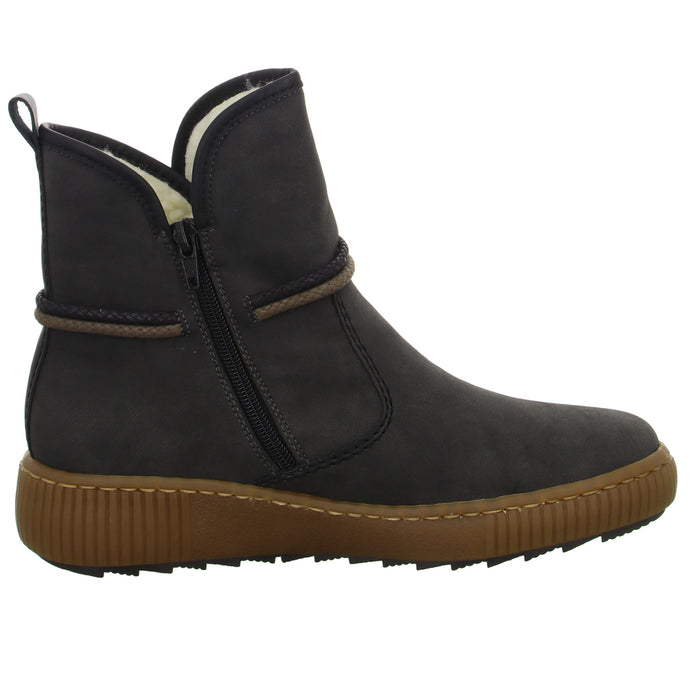 Rieker Schlupf-/Reißverschlußstiefelette Warmfutter bis 35mm Absatz (casual) - SchuhEggers.de
