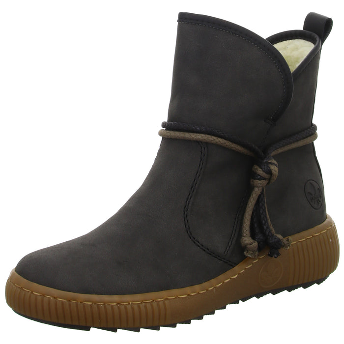 Rieker Schlupf-/Reißverschlußstiefelette Warmfutter bis 35mm Absatz (casual) - SchuhEggers.de