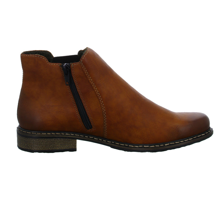 Rieker Schlupf-/Reißverschlußstiefelette Warmfutter bis 35mm Absatz (casual) - SchuhEggers.de