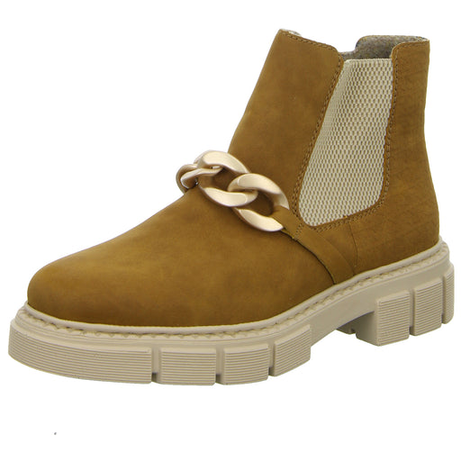 Rieker Schlupf-/Reißverschlußstiefelette Warmfutter bis 35mm Absatz (casual) - SchuhEggers.de