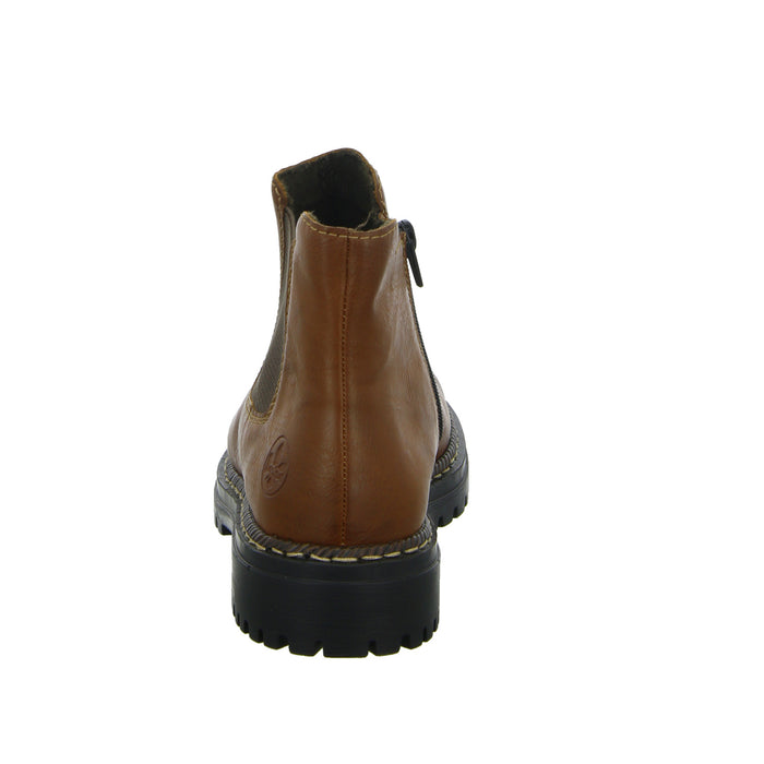 Rieker Schlupf-/Reißverschlußstiefelette Warmfutter bis 35mm Absatz (casual) - SchuhEggers.de