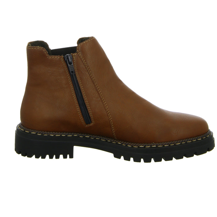 Rieker Schlupf-/Reißverschlußstiefelette Warmfutter bis 35mm Absatz (casual) - SchuhEggers.de