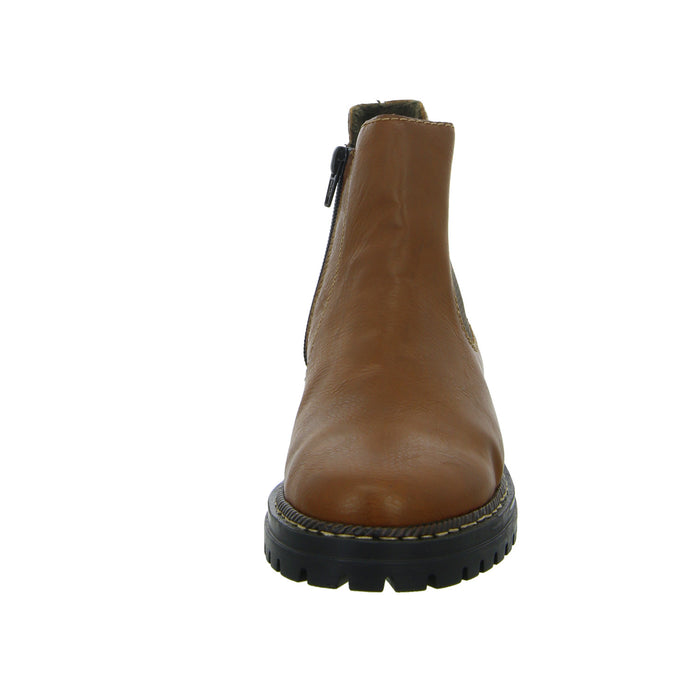 Rieker Schlupf-/Reißverschlußstiefelette Warmfutter bis 35mm Absatz (casual) - SchuhEggers.de