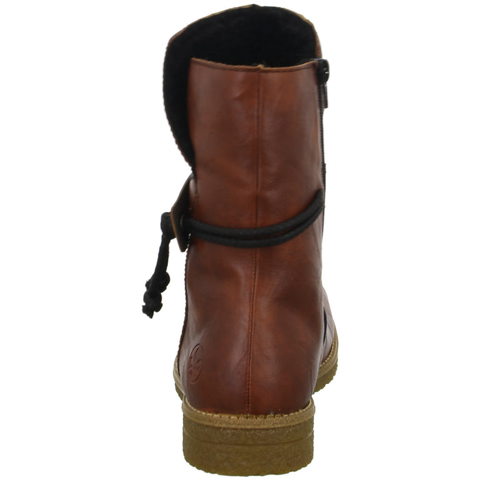 Rieker Schlupf-/Reißverschlußstiefelette Warmfutter bis 35mm Absatz (casual) - SchuhEggers.de