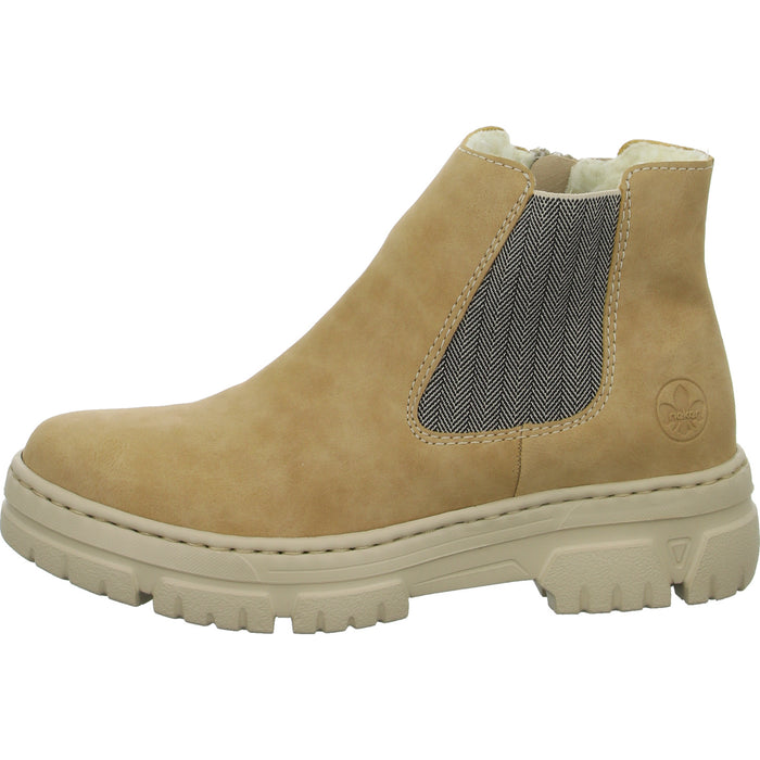 Rieker Schlupf-/Reißverschlußstiefelette Warmfutter bis 35mm Absatz (casual) - SchuhEggers.de