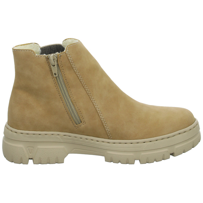 Rieker Schlupf-/Reißverschlußstiefelette Warmfutter bis 35mm Absatz (casual) - SchuhEggers.de