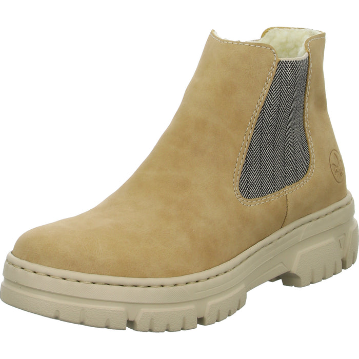 Rieker Schlupf-/Reißverschlußstiefelette Warmfutter bis 35mm Absatz (casual) - SchuhEggers.de