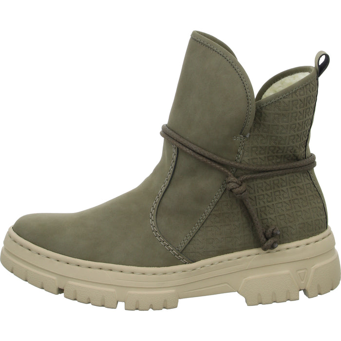 Rieker Schlupf-/Reißverschlußstiefelette Warmfutter bis 35mm Absatz (casual) - SchuhEggers.de