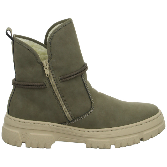 Rieker Schlupf-/Reißverschlußstiefelette Warmfutter bis 35mm Absatz (casual) - SchuhEggers.de