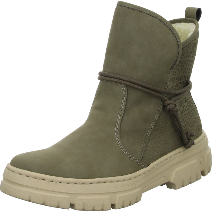 Rieker Schlupf-/Reißverschlußstiefelette Warmfutter bis 35mm Absatz (casual) - SchuhEggers.de
