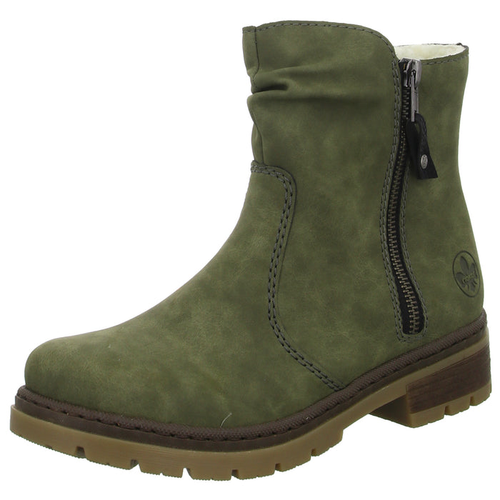 Rieker Schlupf-/Reißverschlußstiefelette Warmfutter bis 35mm Absatz (casual) - SchuhEggers.de