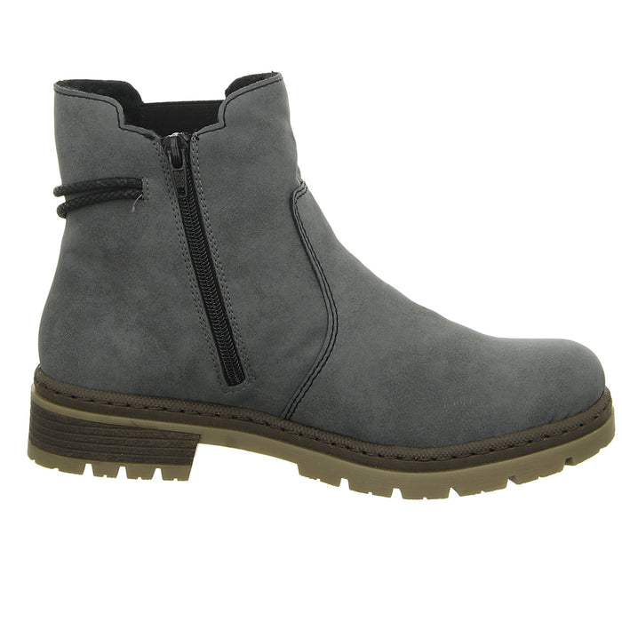 Rieker Schlupf-/Reißverschlußstiefelette Warmfutter bis 35mm Absatz (casual) - SchuhEggers.de