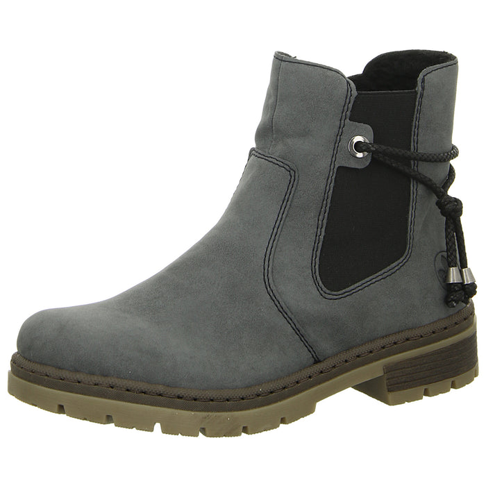 Rieker Schlupf-/Reißverschlußstiefelette Warmfutter bis 35mm Absatz (casual) - SchuhEggers.de