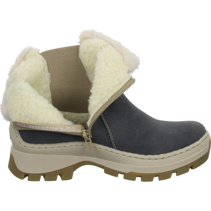 Rieker Schlupf-/Reißverschlußstiefelette Warmfutter bis 35mm Absatz (casual) - SchuhEggers.de