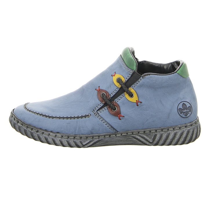 Rieker Schlupf-/Reißverschlußstiefelette Warmfutter bis 35mm Absatz (casual) - SchuhEggers.de