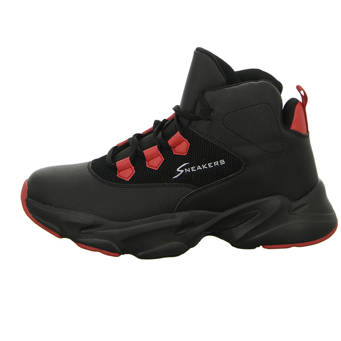 Sneakers lace-up ankle boots cold lining