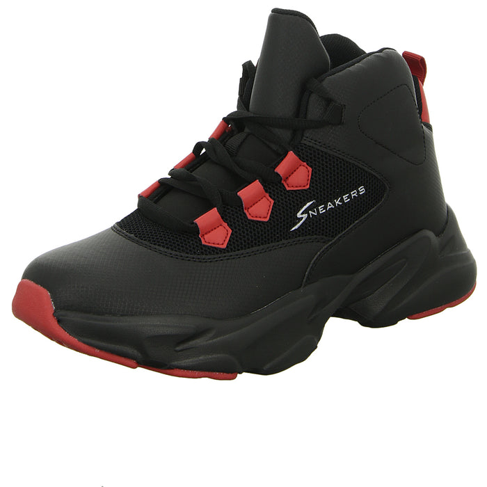 Sneakers lace-up ankle boots cold lining