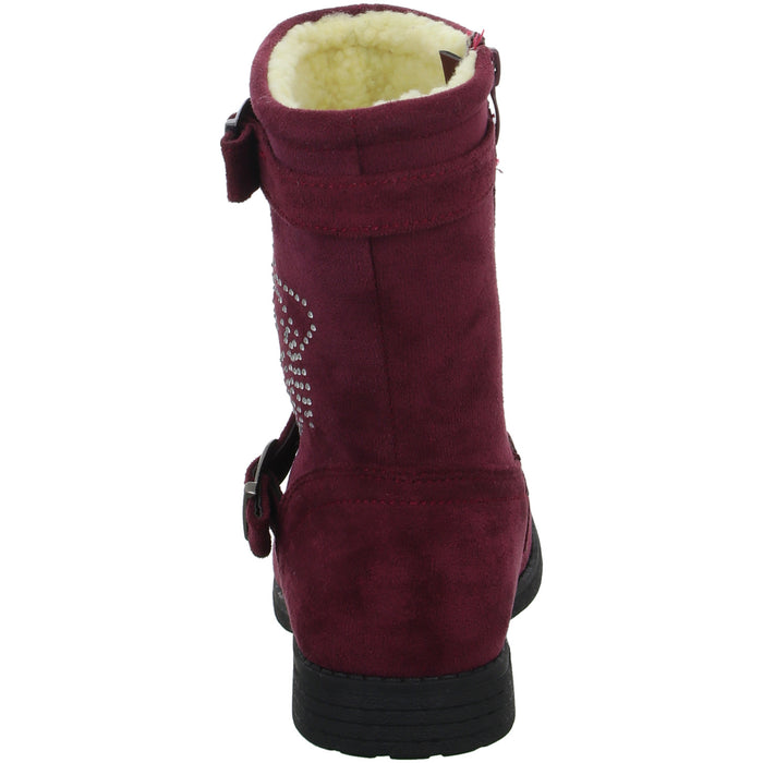 girlZ onlY slip-on/velcro ankle boots with warm lining