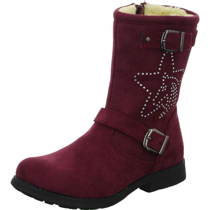girlZ onlY slip-on/velcro ankle boots with warm lining