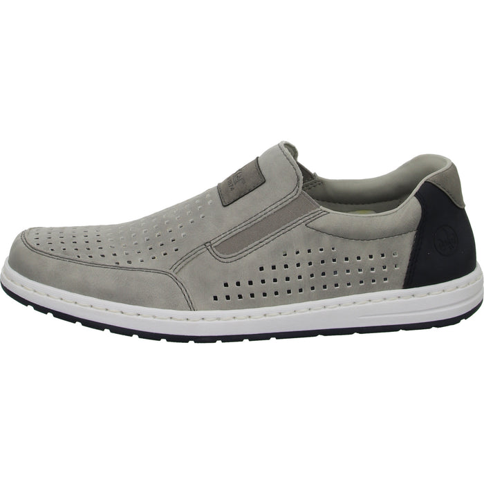 Rieker Slipper/Kletthalbschuh luftdurchlässig (durchbrochenes/geflochtenes Obermaterial) - SchuhEggers.de