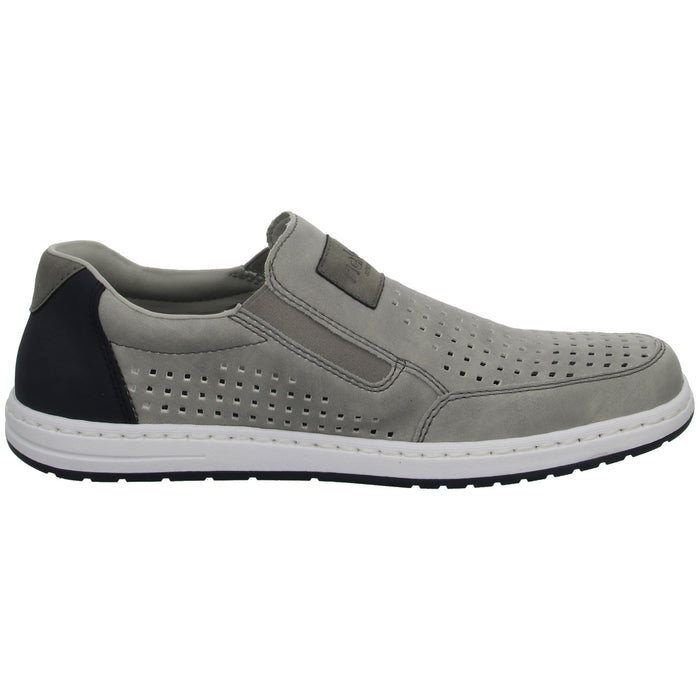 Rieker Slipper/Kletthalbschuh luftdurchlässig (durchbrochenes/geflochtenes Obermaterial) - SchuhEggers.de