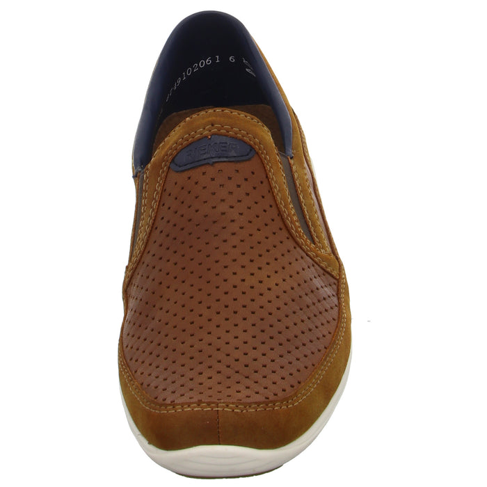 Rieker Slipper/Kletthalbschuh luftdurchlässig (durchbrochenes/geflochtenes Obermaterial) - SchuhEggers.de