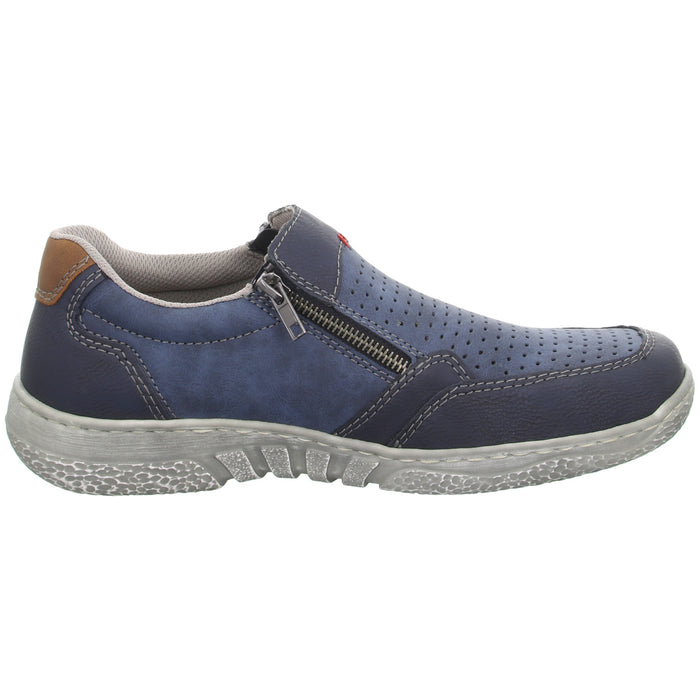 Rieker Slipper/Kletthalbschuh luftdurchlässig (durchbrochenes/geflochtenes Obermaterial) - SchuhEggers.de
