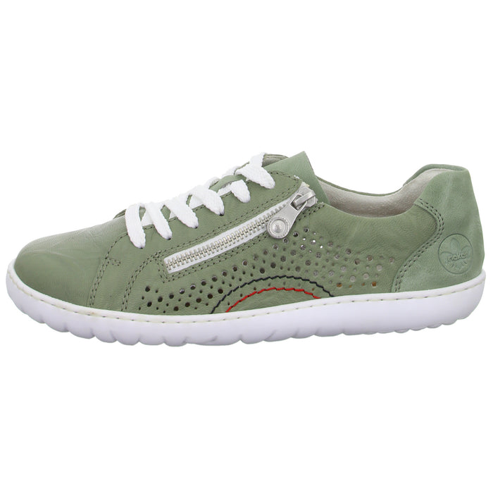 Rieker lace-up shoe, breathable (openwork/braided upper material)