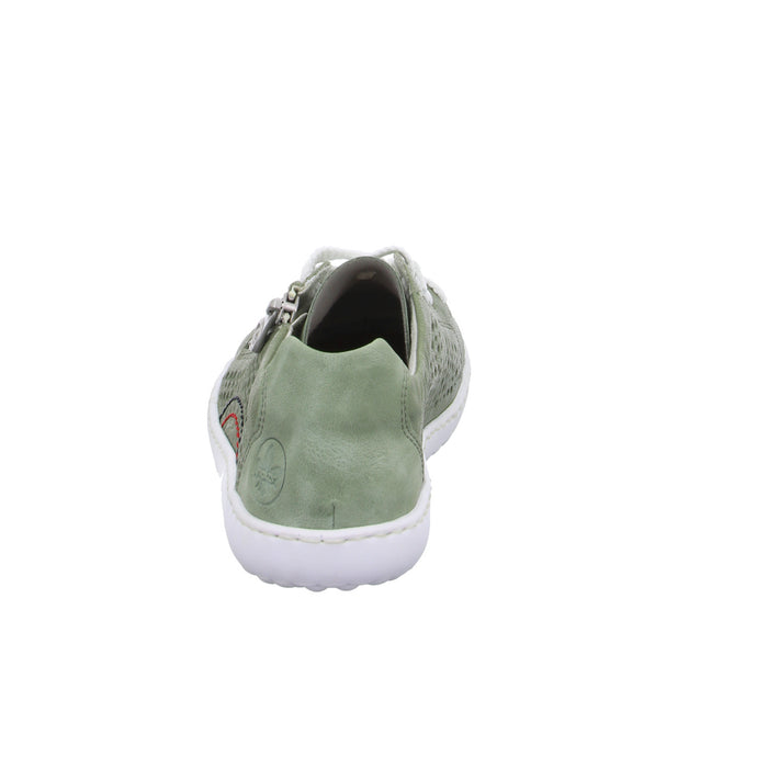 Rieker lace-up shoe, breathable (openwork/braided upper material)