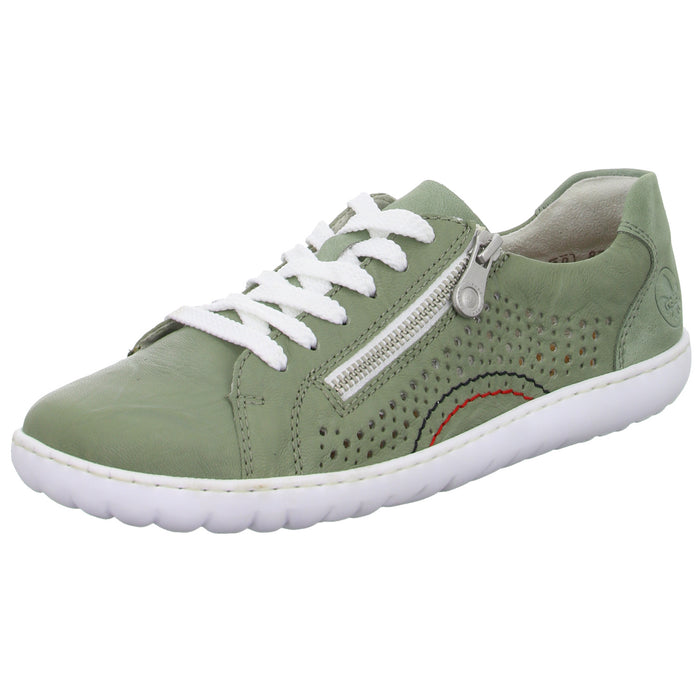Rieker lace-up shoe, breathable (openwork/braided upper material)