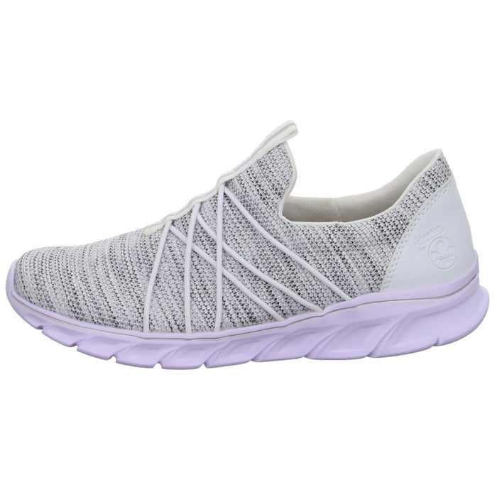 Rieker slipper/velcro low shoe sneaker (sporty)