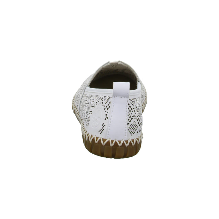 Rieker Slipper/Kletthalbschuh luftdurchlässig (durchbrochenes/geflochtenes Obermaterial) - SchuhEggers.de