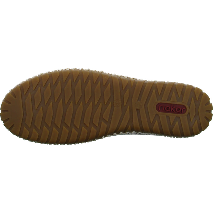 Rieker Slipper/Kletthalbschuh luftdurchlässig (durchbrochenes/geflochtenes Obermaterial) - SchuhEggers.de