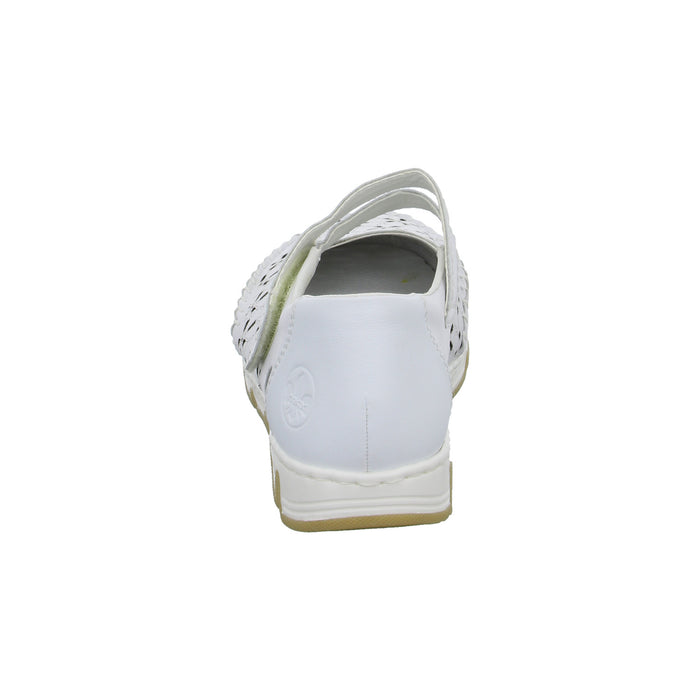 Rieker Slipper/Kletthalbschuh luftdurchlässig (durchbrochenes/geflochtenes Obermaterial) - SchuhEggers.de