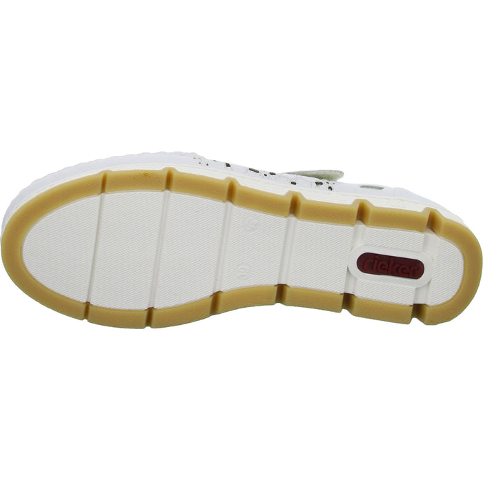 Rieker Slipper/Kletthalbschuh luftdurchlässig (durchbrochenes/geflochtenes Obermaterial) - SchuhEggers.de