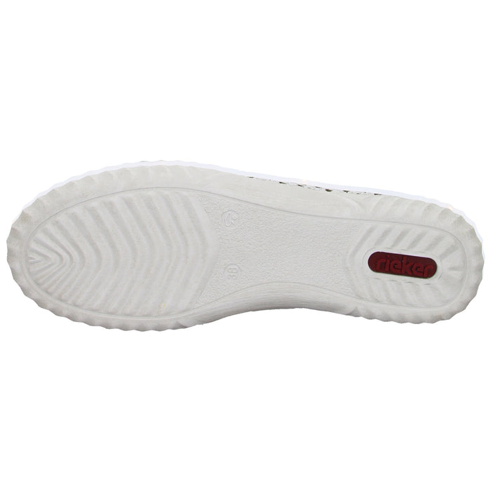 Rieker Slipper/Kletthalbschuh luftdurchlässig (durchbrochenes/geflochtenes Obermaterial) - SchuhEggers.de