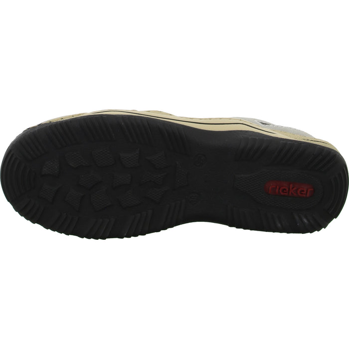 Rieker Slipper/Kletthalbschuh luftdurchlässig (durchbrochenes/geflochtenes Obermaterial) - SchuhEggers.de