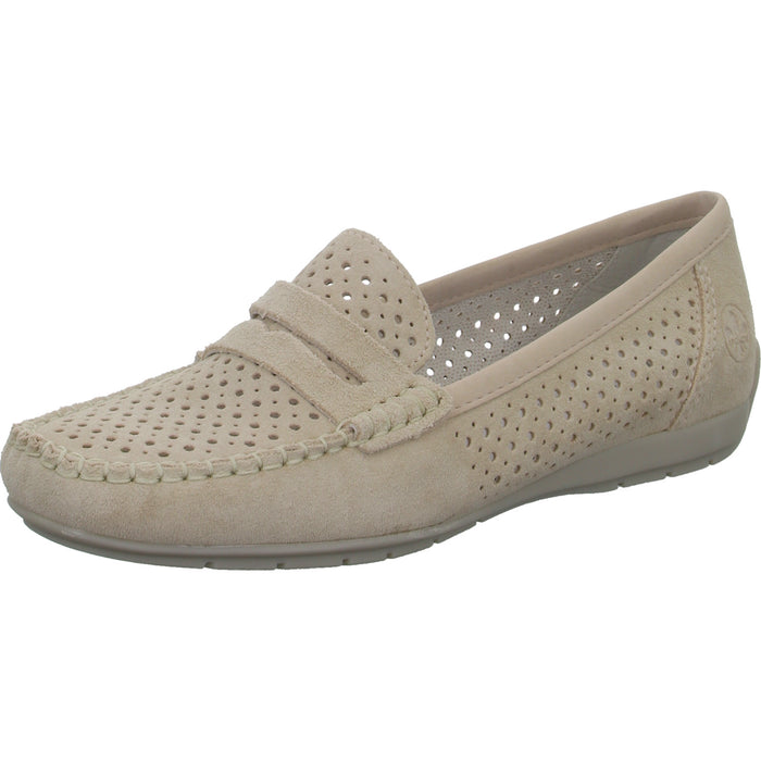 Rieker Slipper/Kletthalbschuh luftdurchlässig (durchbrochenes/geflochtenes Obermaterial) - SchuhEggers.de