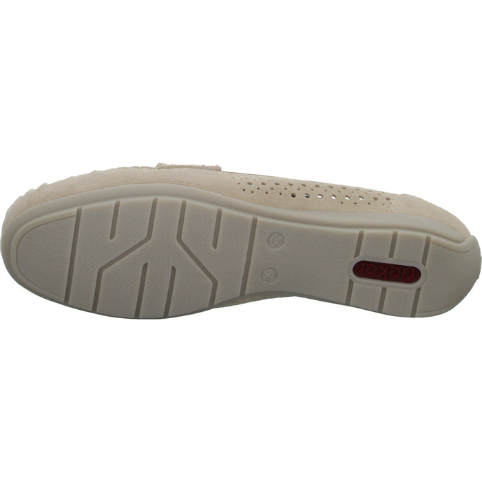 Rieker Slipper/Kletthalbschuh luftdurchlässig (durchbrochenes/geflochtenes Obermaterial) - SchuhEggers.de
