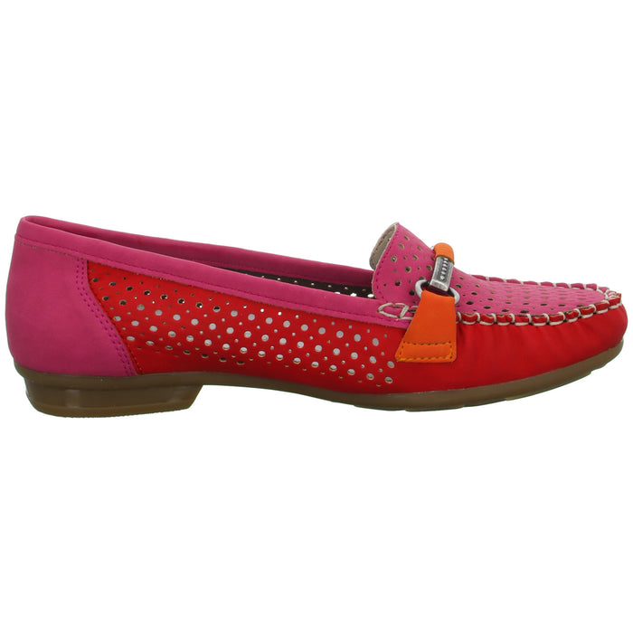 Rieker Slipper/Kletthalbschuh luftdurchlässig (durchbrochenes/geflochtenes Obermaterial) - SchuhEggers.de