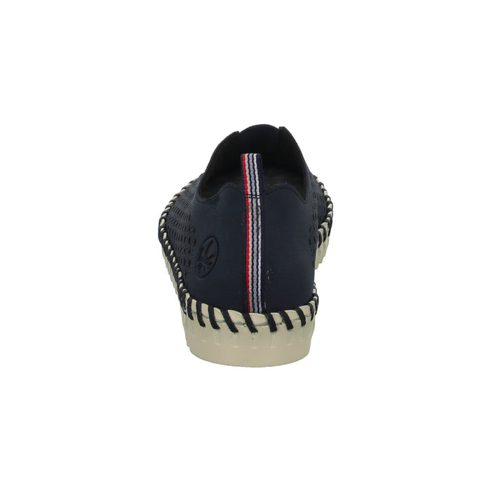 Rieker Slipper/Kletthalbschuh luftdurchlässig (durchbrochenes/geflochtenes Obermaterial) - SchuhEggers.de