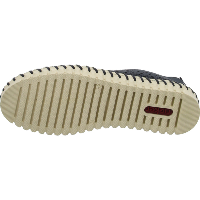 Rieker Slipper/Kletthalbschuh luftdurchlässig (durchbrochenes/geflochtenes Obermaterial) - SchuhEggers.de