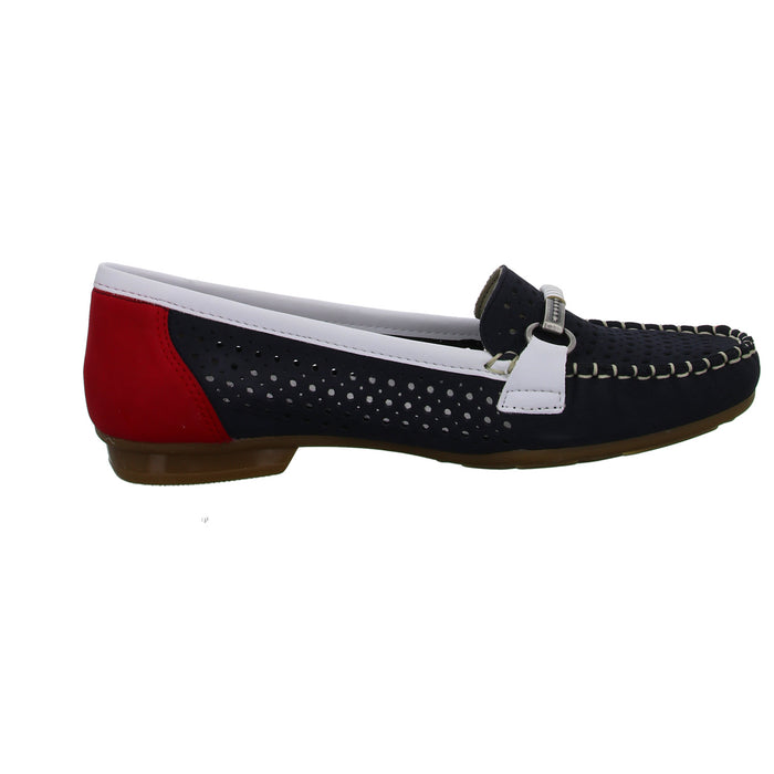 Rieker Slipper/Kletthalbschuh luftdurchlässig (durchbrochenes/geflochtenes Obermaterial) - SchuhEggers.de
