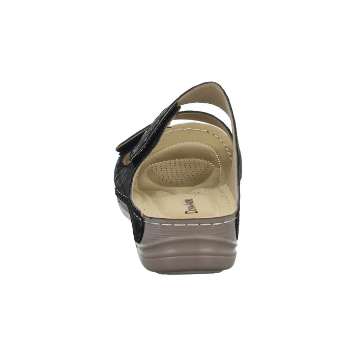 Donna Andrea mules with extra width up to 30mm sole height