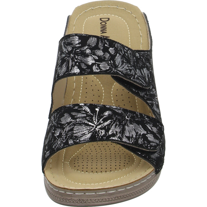 Donna Andrea mules with extra width up to 30mm sole height