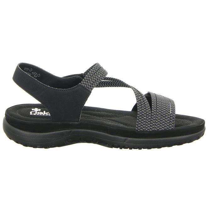 Rieker Sportliche Sandalette bis 30mm Sohlenhöhe
