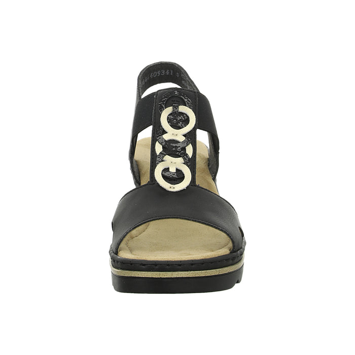 Rieker Keil Sandalette ab 30mm Sohlenhöhe