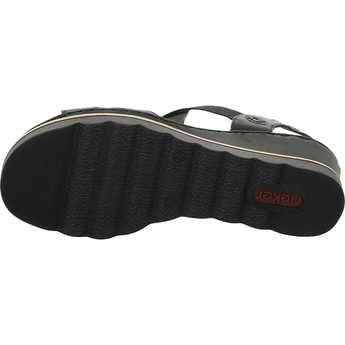 Rieker Keil Sandalette ab 30mm Sohlenhöhe