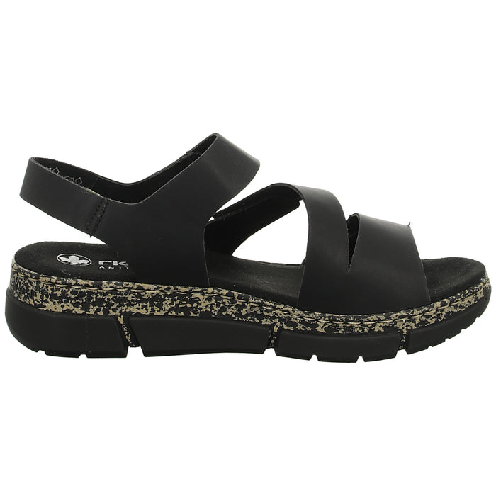 Rieker Keil Sandalette ab 30mm Sohlenhöhe - SchuhEggers.de