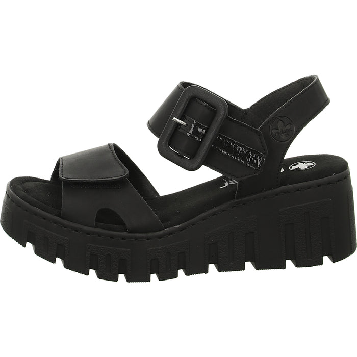 Rieker Keil Sandalette ab 30mm Sohlenhöhe